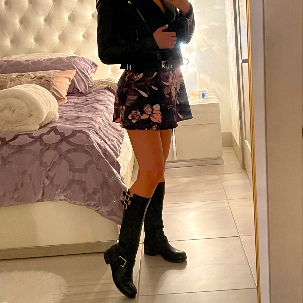 Jimmy Choo, black leather boots size 8 1/2